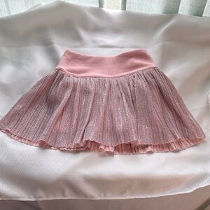 Wonder‎ Nation Glittery Pink Pleated Skirt